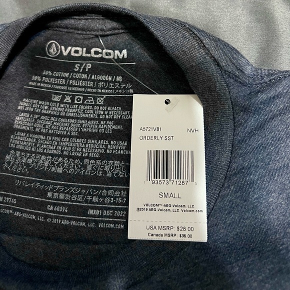 Men’s Volcom T-Shirt Size S - Picture 2 of 4